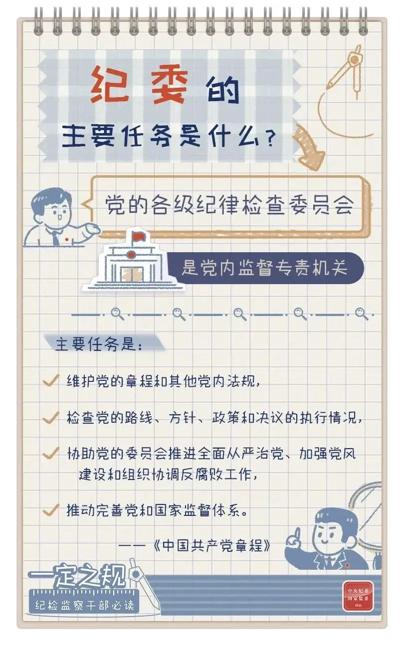 一定之规：纪委的主要任务是什么？